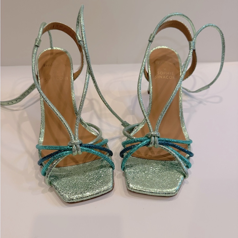 Women's Green/blue Strappy Sandals